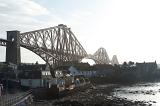 small settlement of north queensferry dominated by the structure of the forth rail bridge
