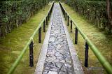 Stone path leading to the Koto-in (Daitoku-ji) sub temple of Daitoku-ji in Kyoto, Japan
