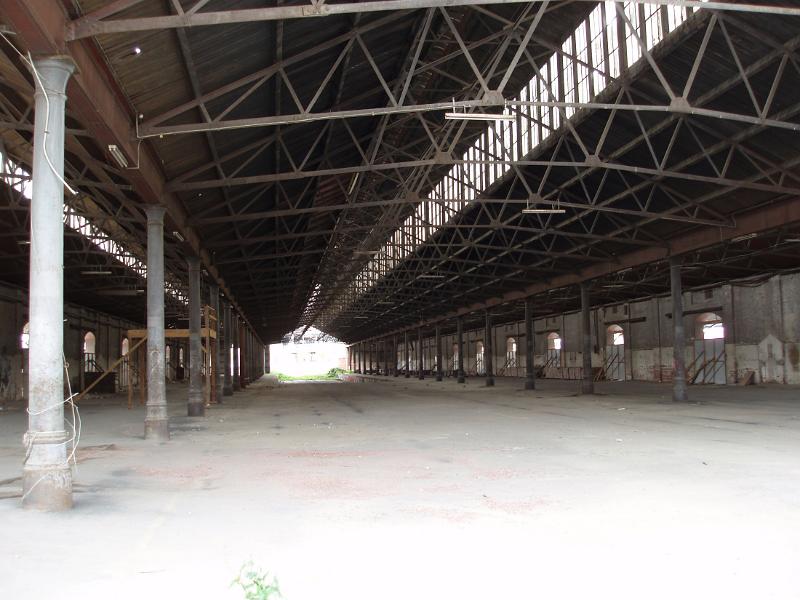 Interior of Abandoned Railway Shed, Southern Cross Station, Looking From One End to the Other, Melbourne, Australia