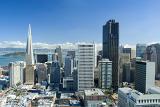 Various Architectural Buildings at Downtown San Francisco in Extensive View. Captured on Morning Time.