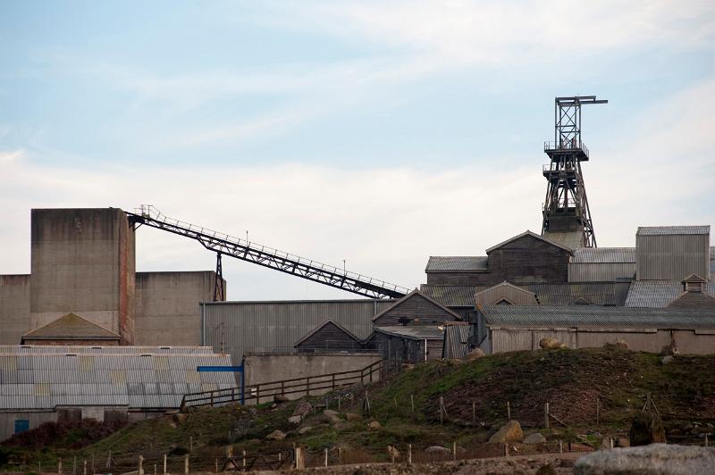 Buildings at the The Geevor Tin Mine working museum