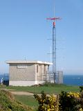 coastguard cliff top watch station near christchurch, dorset
