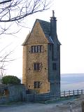 Exterior View of Historic Pigeon Tower Folly in Lever Park, Rivington.