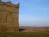 Rivington Pike Tower, originally built as a hunting lodge in 1733 used for grouse shooting, Winter Hill, West Pennine Moors