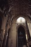 Interior Design of Historic Architectural York Minister Cathedral in York, England.