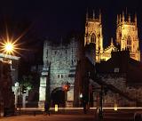 Famous Old York Minister Cathedral at York, England During Night Time