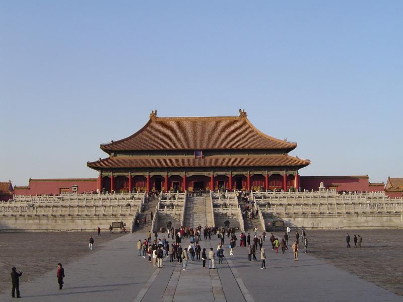 Forbidden City Temple Building- An Attraction in Beijing China