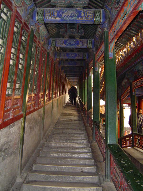Walkway with Decorations at a Temple in China