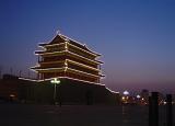 Famous Attraction of Vintage Architectural Forbidden City Palace in Beijing China at Night Time.