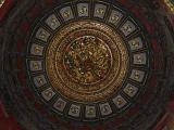Circular Artistic Ceiling Design of Vintage Temple of Heaven in Beijing China.