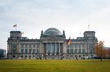 historic facede of the berlin reichstag building, germany