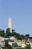 Lilian Coit Memorial Tower, San Francisco, a historical landmark built to commemorate Lilian Coit who bequeathed much of her estate to the beautification of the city